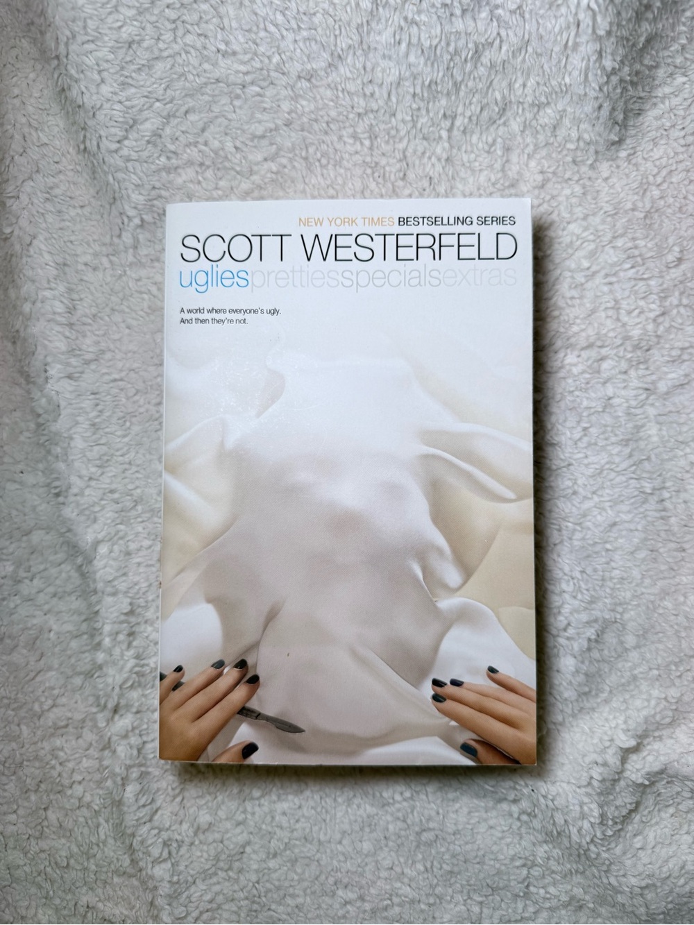 Scott Westerfeld "Uglies" Paperback Book - White Cover